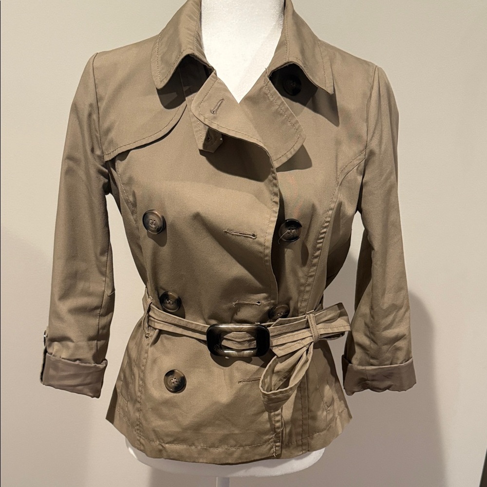 H&M Women's Classic Beige Trench Coat